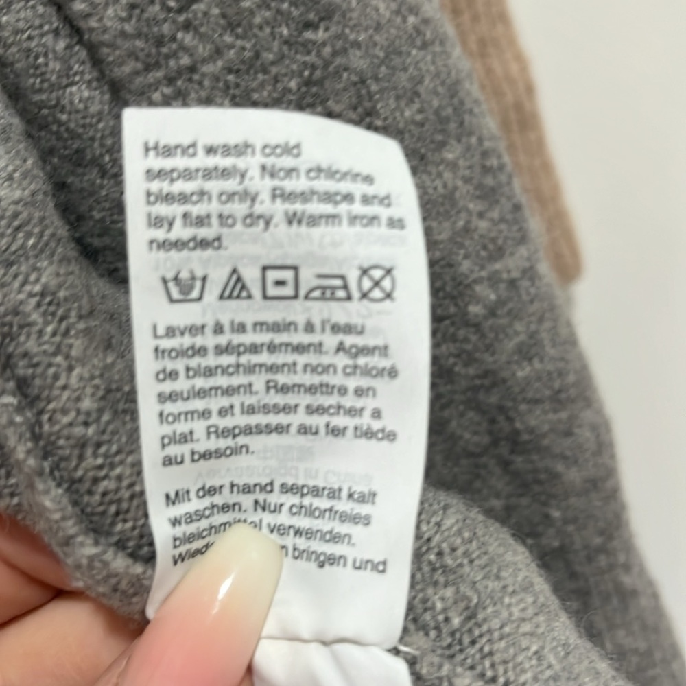 Madewell Pink and Gray Cardigan Sweater - Picture 6 of 7
